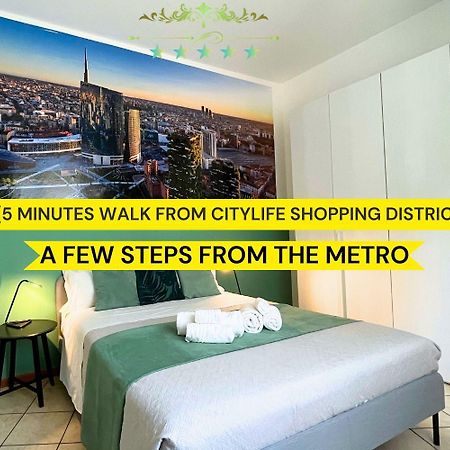מילאנו Elegant Citylife Apartment- Metro Access - Double Rooms מראה חיצוני תמונה