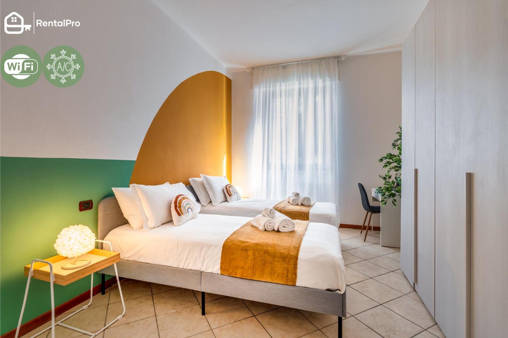 מילאנו Elegant Citylife Apartment- Metro Access - Double Rooms מראה חיצוני תמונה