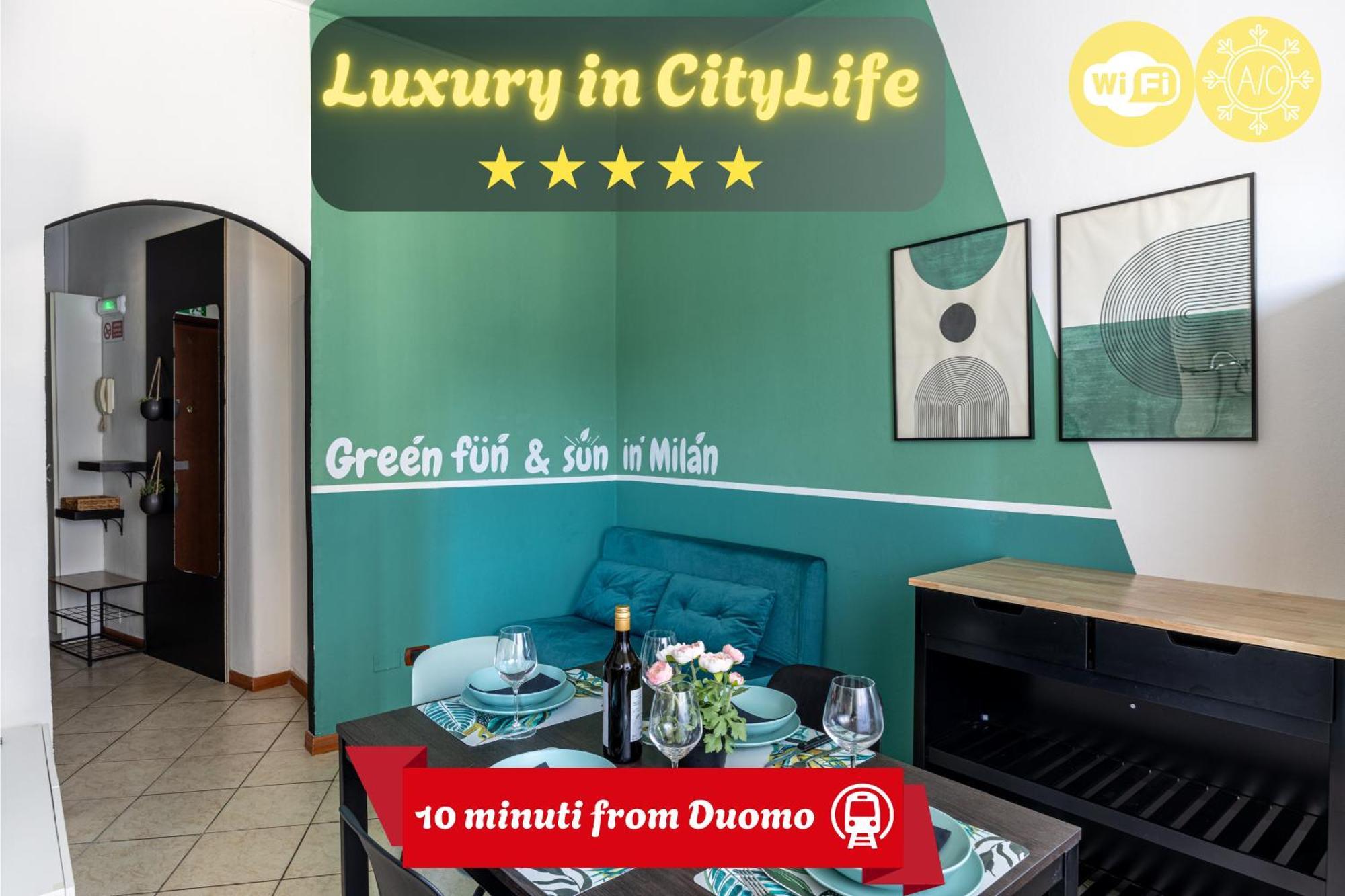 מילאנו Elegant Citylife Apartment- Metro Access - Double Rooms מראה חיצוני תמונה